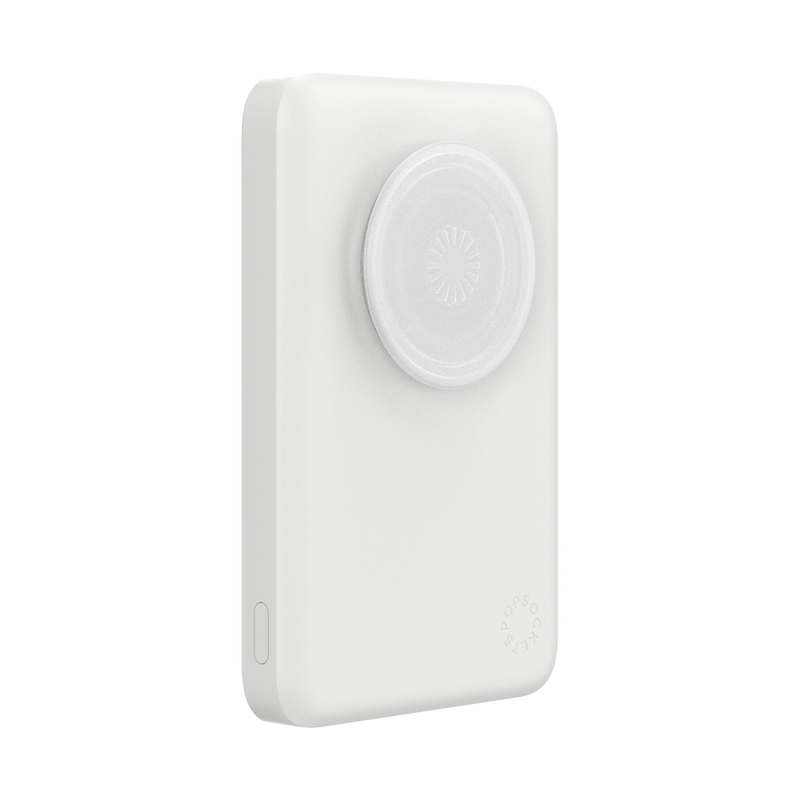 PopSockets MagSafe Power Pack Charger 5000 mAh White/Clear