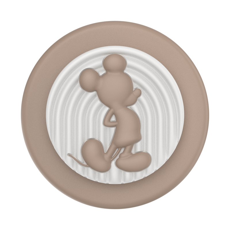 PopSockets PopGrip for MagSafe Round with Adapter Ring Latte Mickey