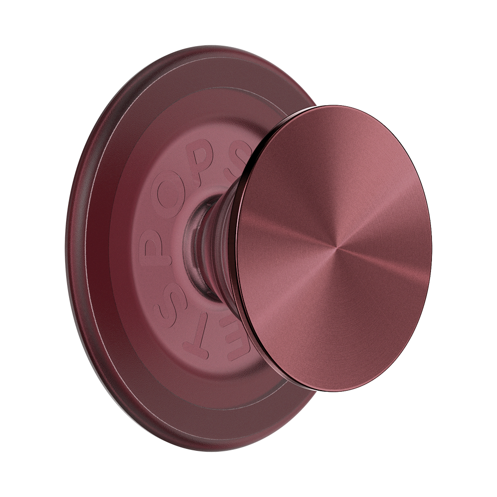 PopSockets MagSafe PopGrip Aluminum Radial - Oxblood