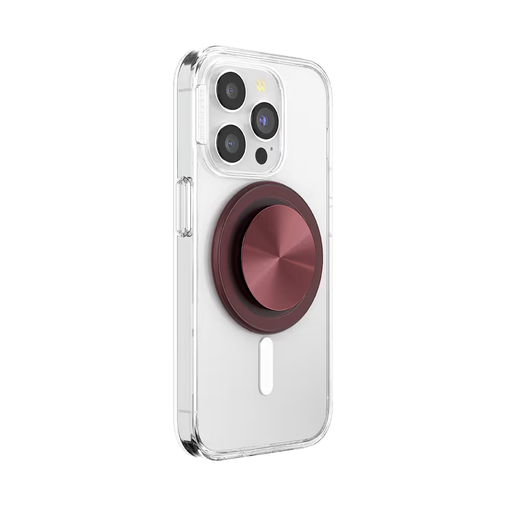 PopSockets MagSafe PopGrip Aluminum Radial - Oxblood