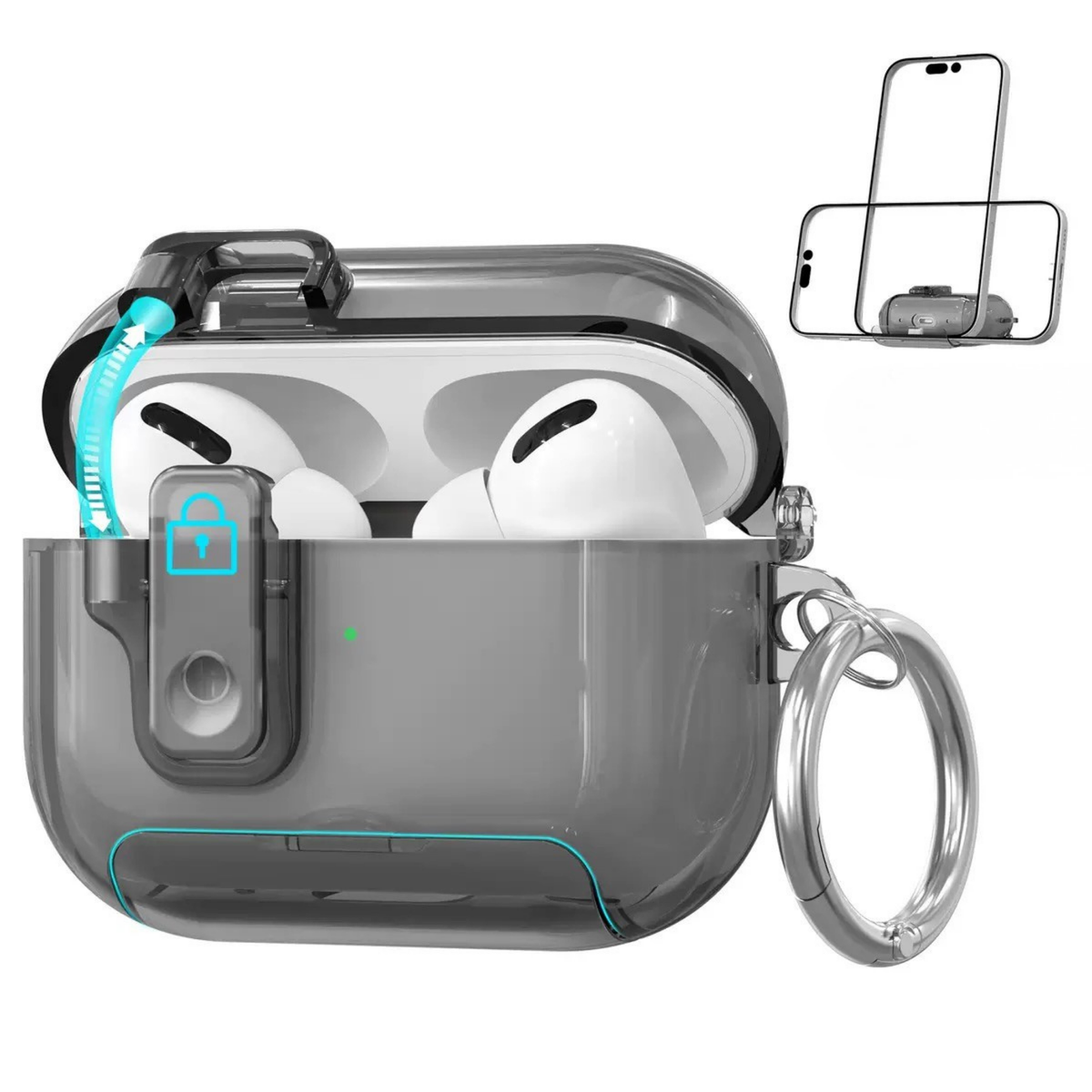AirPods Transparent Stand Design Case