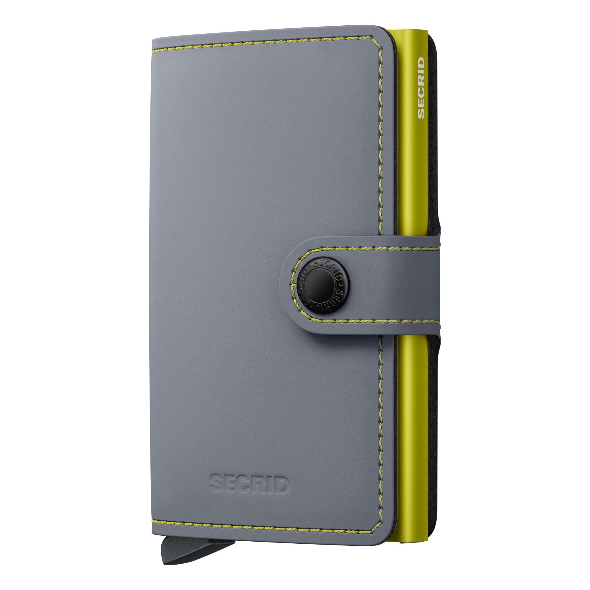Secrid Miniwallet Matte Grey and Lime