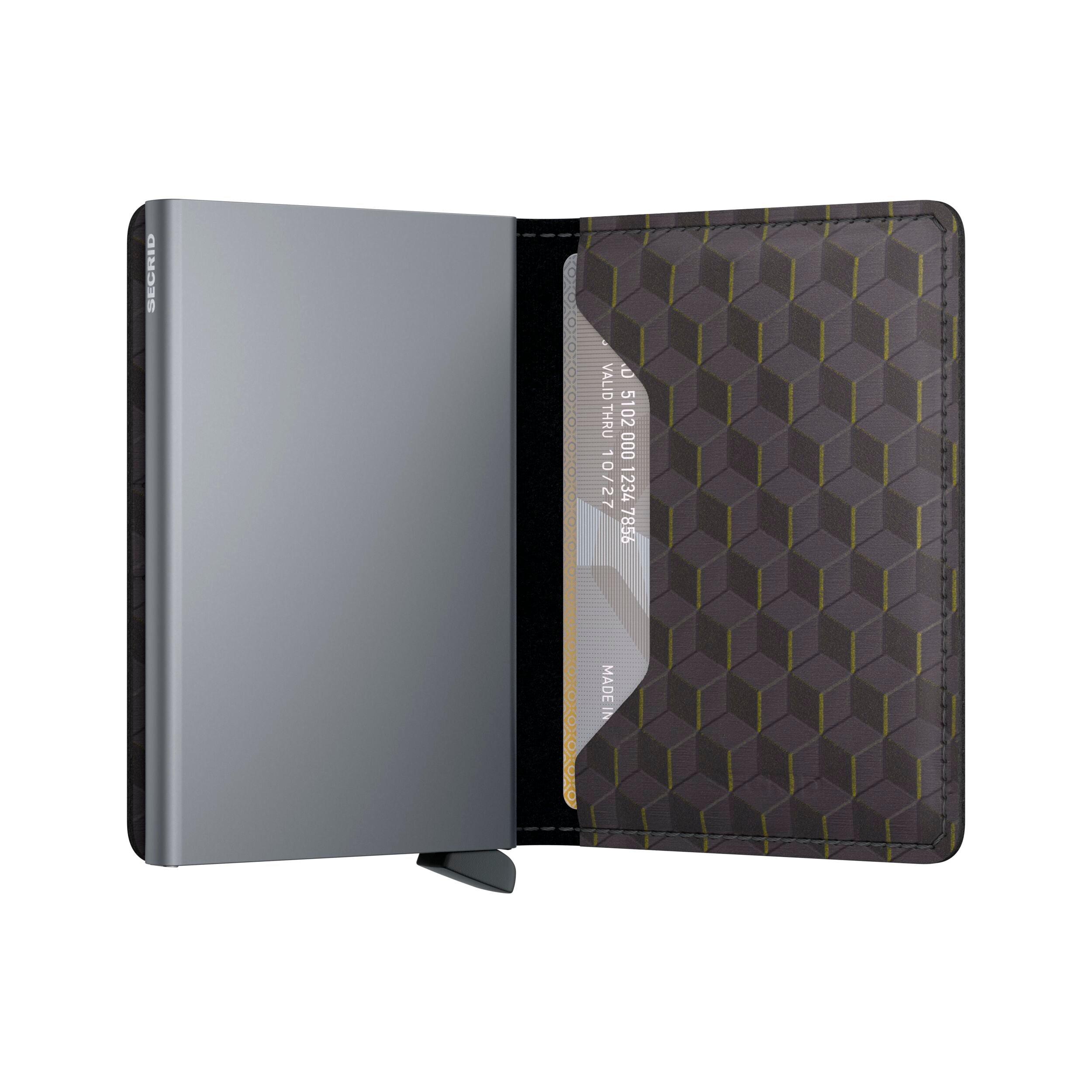 Secrid Slimwallet Optical Grey Yellow