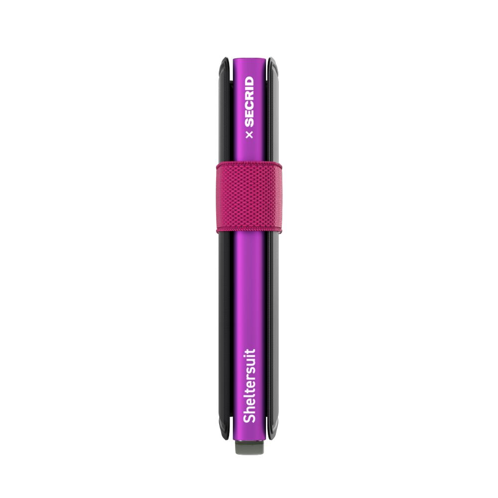 Secrid Bandwallet Sheltersuit Black-Fuchsia