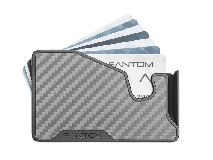 FANTOM M - Regular Carbon Fiber Magsafe  Wallet (8-13) Cards