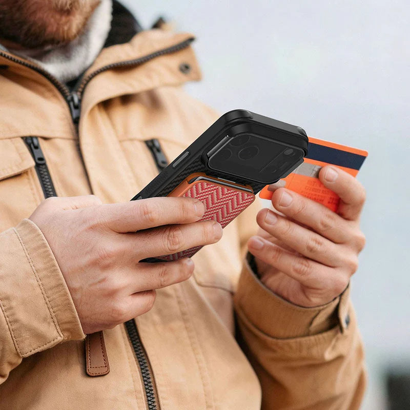 Nillkin Kevlar Magnetic Phone Wallet Stand