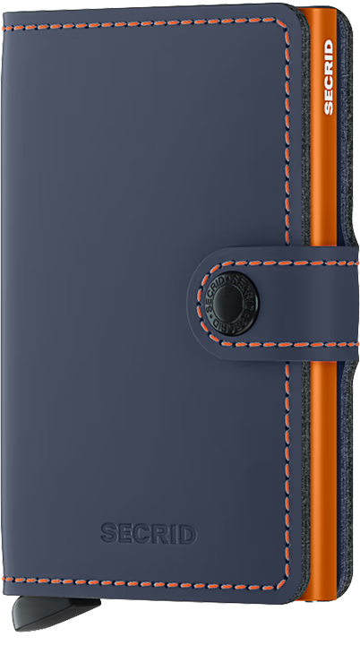 Secrid Twinwallet Matte Night Blue-Orange