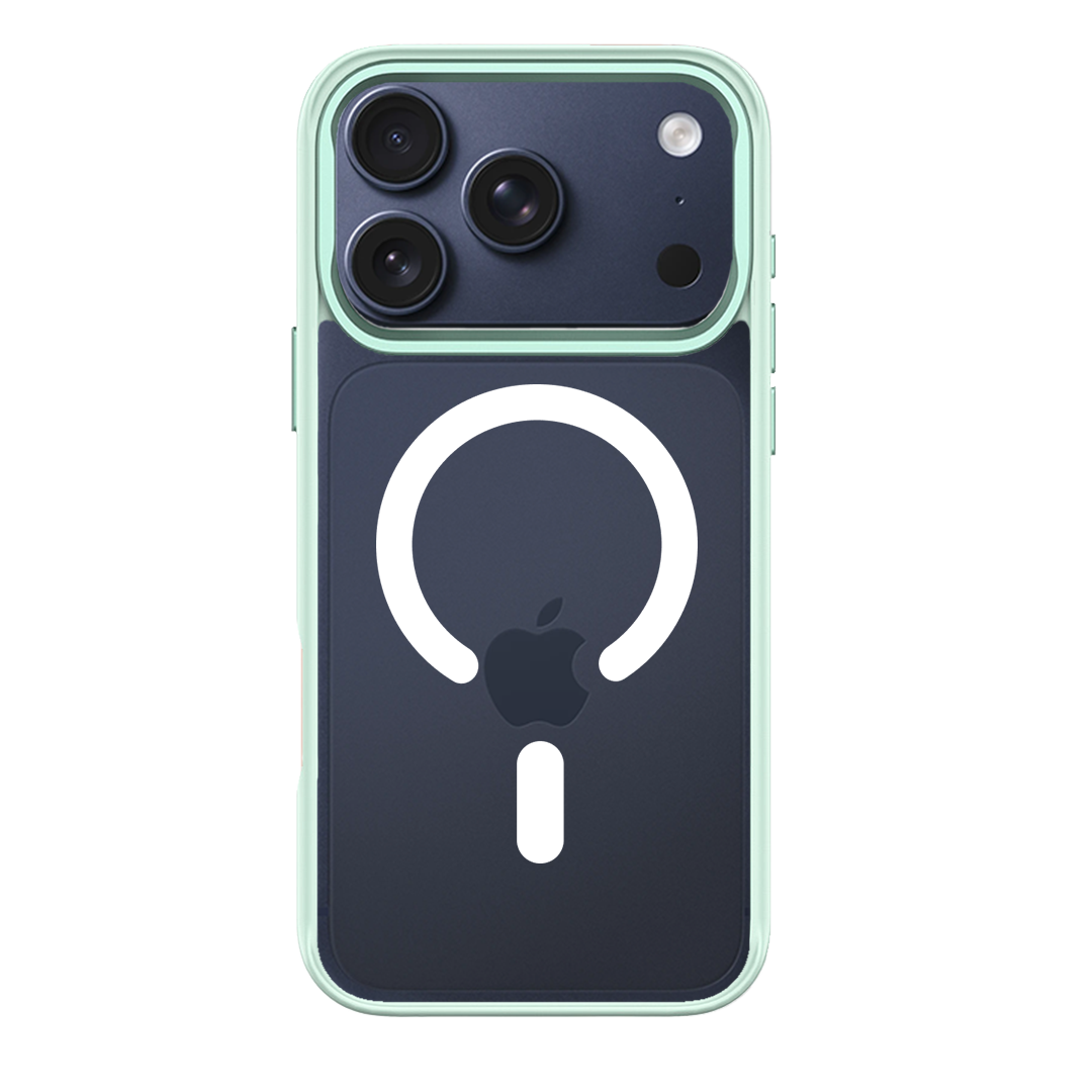 iPhone 17 Pro Swappable Custom Case Magsafe (Green Frame)