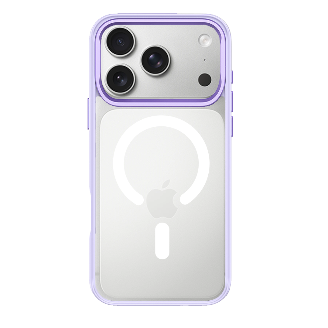 iPhone 17 Pro Swappable Custom Case Magsafe (Purple Frame)