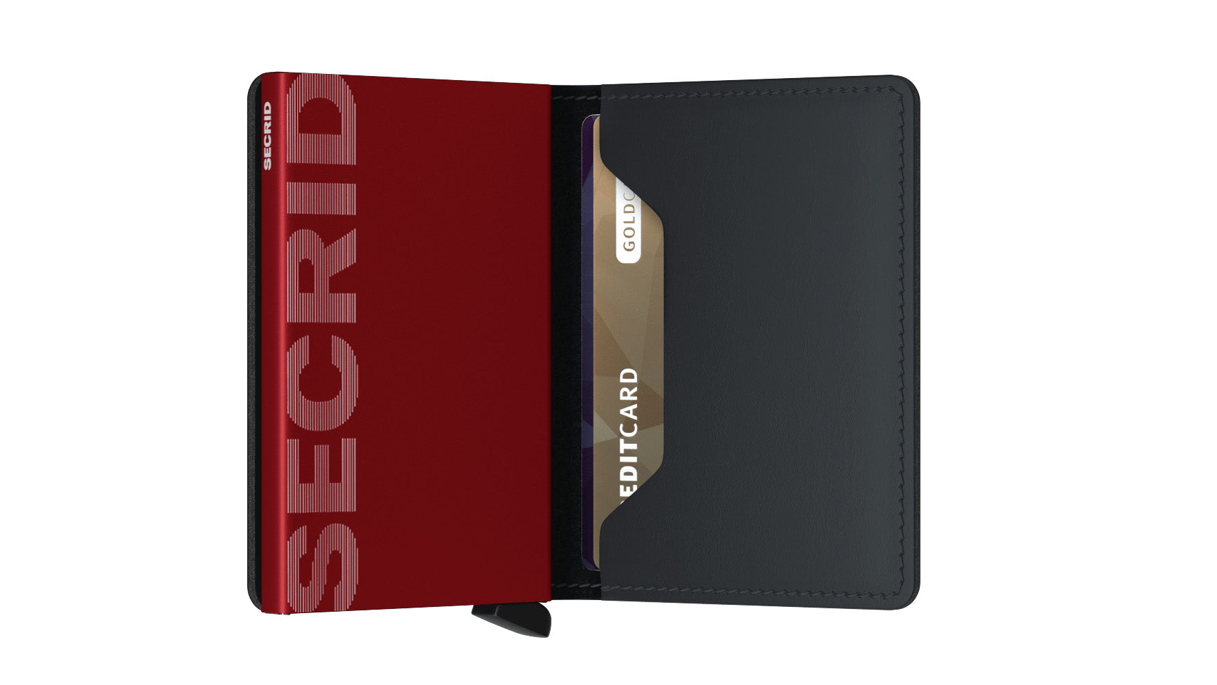 Secrid Slimwallet Matte Black & Red