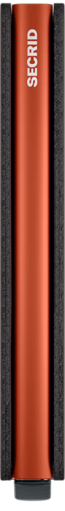 Secrid Slimwallet Matte Truffle & Orange