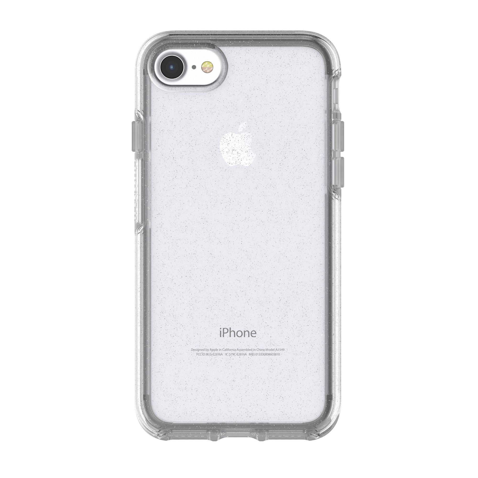 iPhone SE (2022/2020)/8 Otterbox Clear/Silver Flake (Stardust) Symmetry Series case - 15-02308