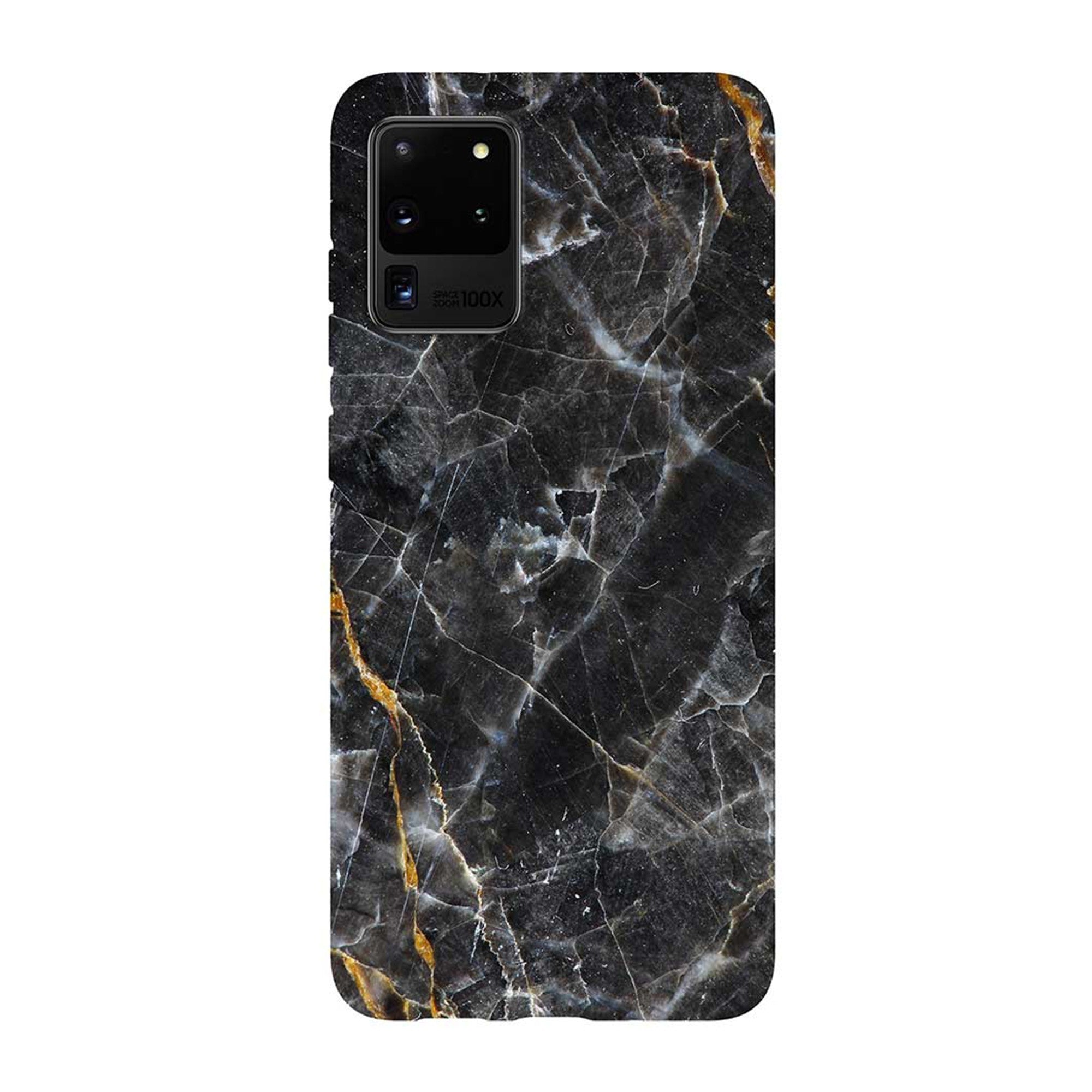 Samsung Galaxy S20+ 5G Uunique Black/Gold (Dark Star) Nutrisiti Eco Printed Marble Back Case - 15-06645