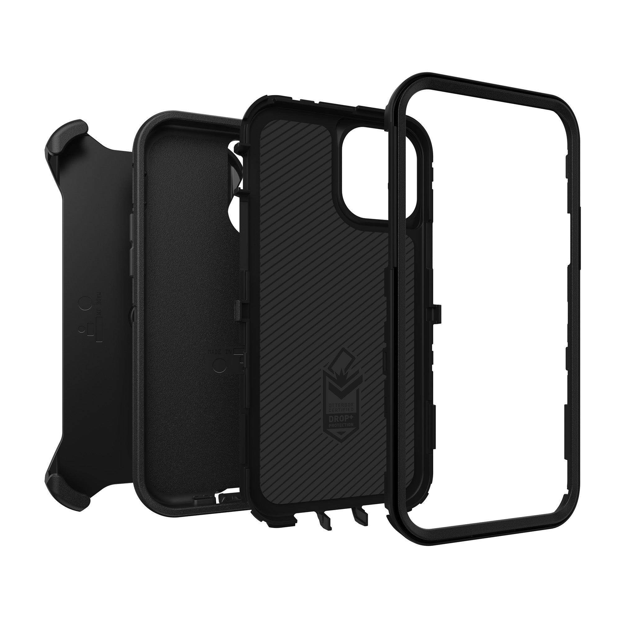 iPhone 12/12 Pro Otterbox Black Defender Series Case - 15-07807