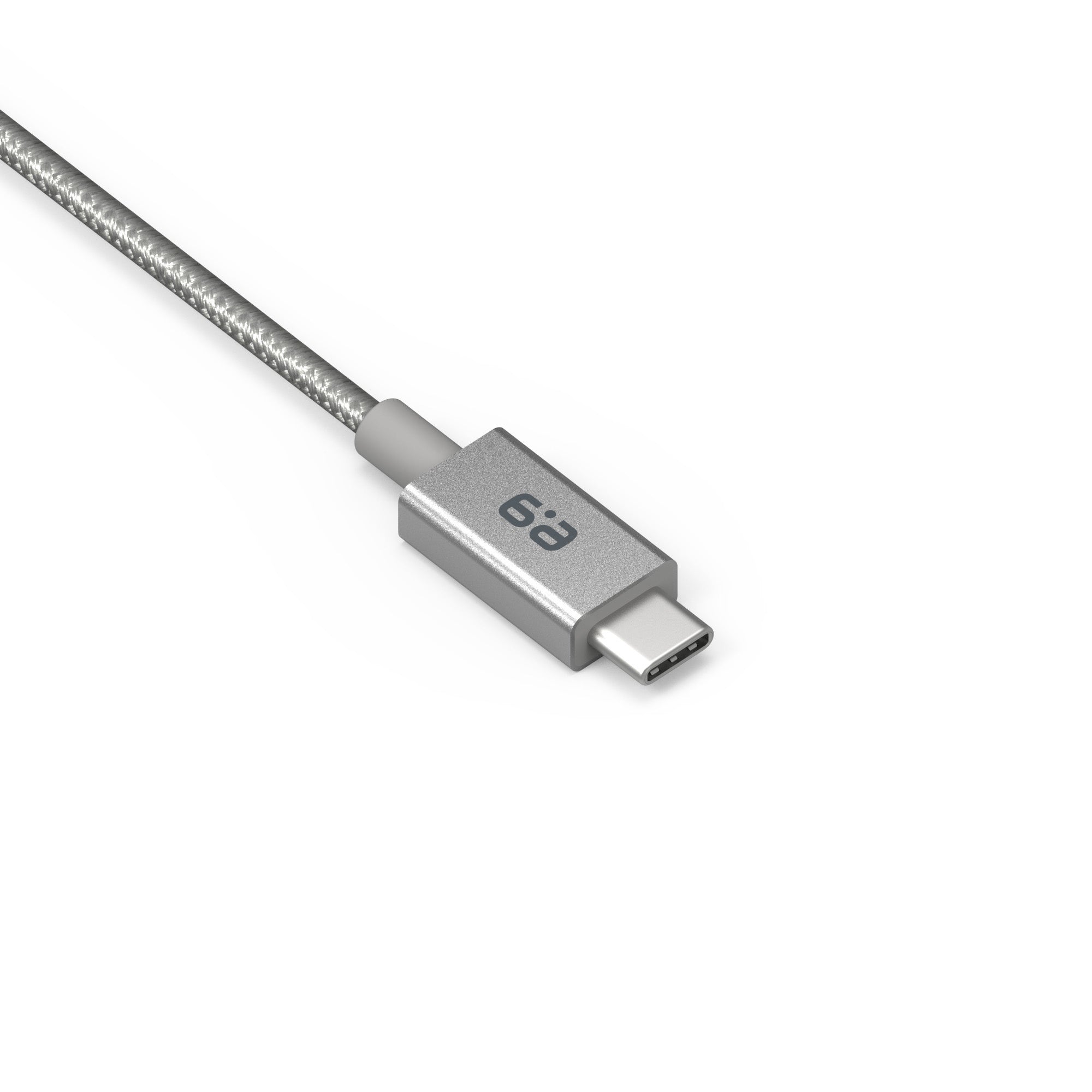PureGear Space Grey USB-A to USB-C Braided Charge and Sync Cable (300cm) - 15-08797