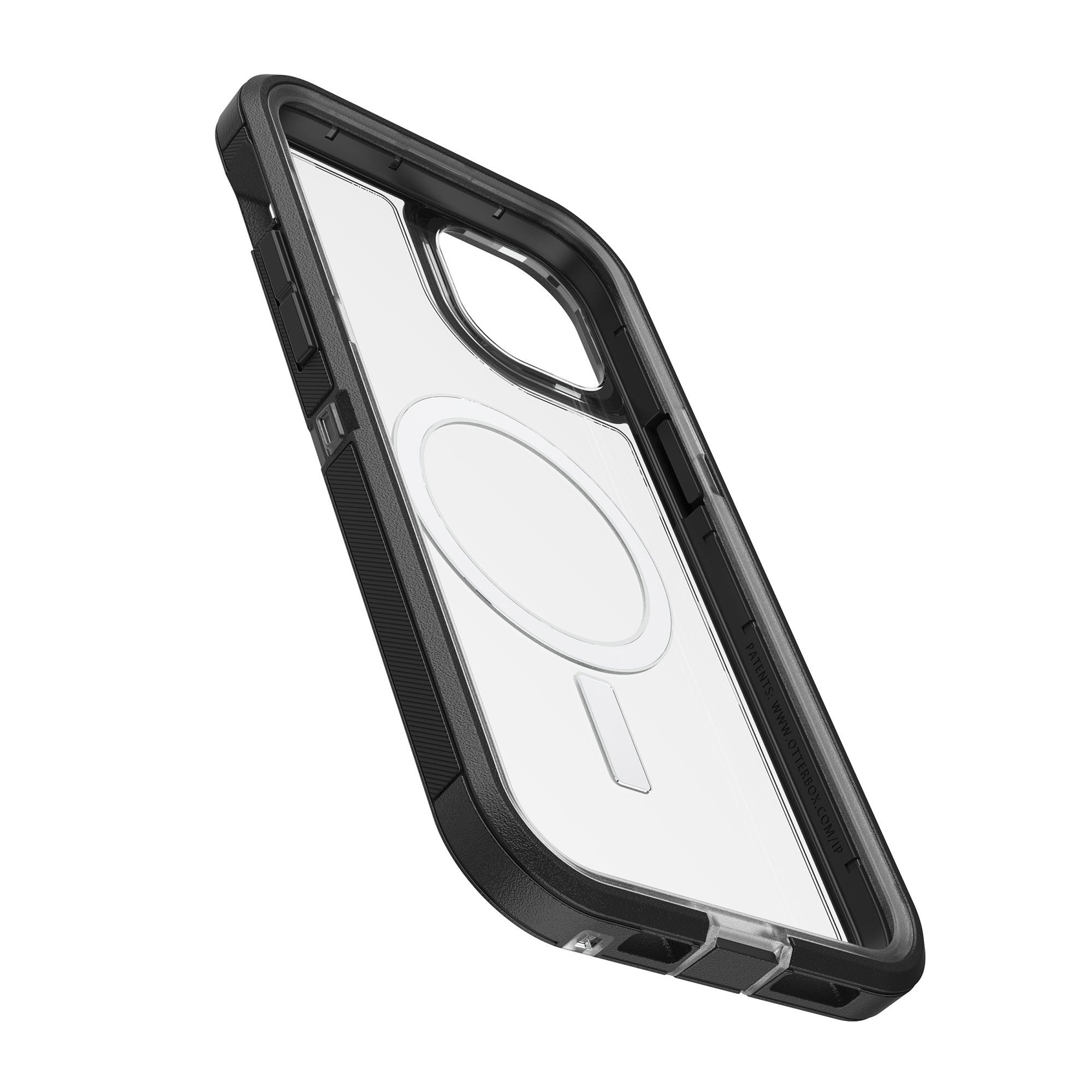 iPhone 14 Plus Otterbox Defender XT w/ MagSafe Clear Series Case - Clear/Black (Black Crystal) - 15-10218