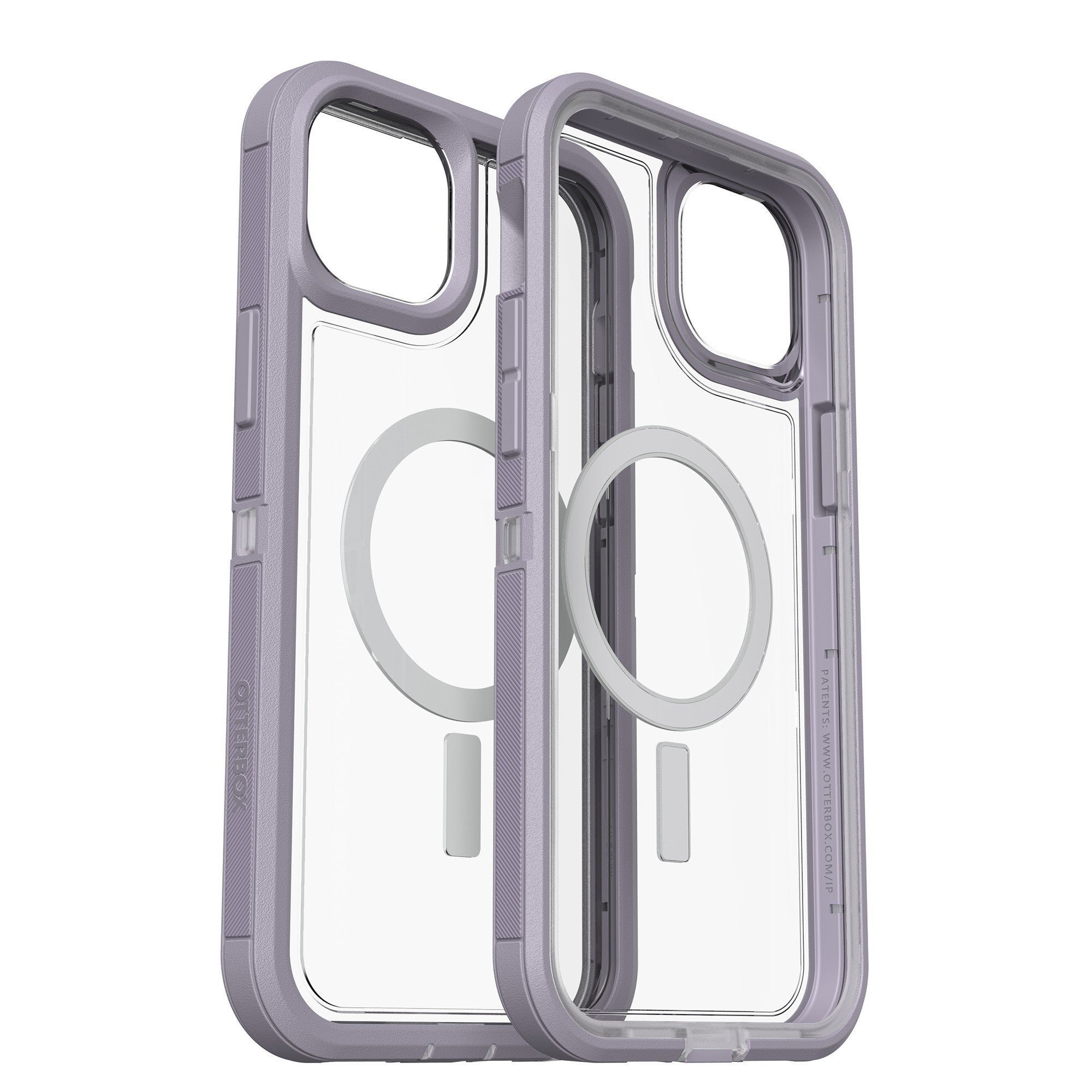 iPhone 14 Plus Otterbox Defender XT w/ MagSafe Clear Series Case - Clear/Purple (Lavender Sky) - 15-10219