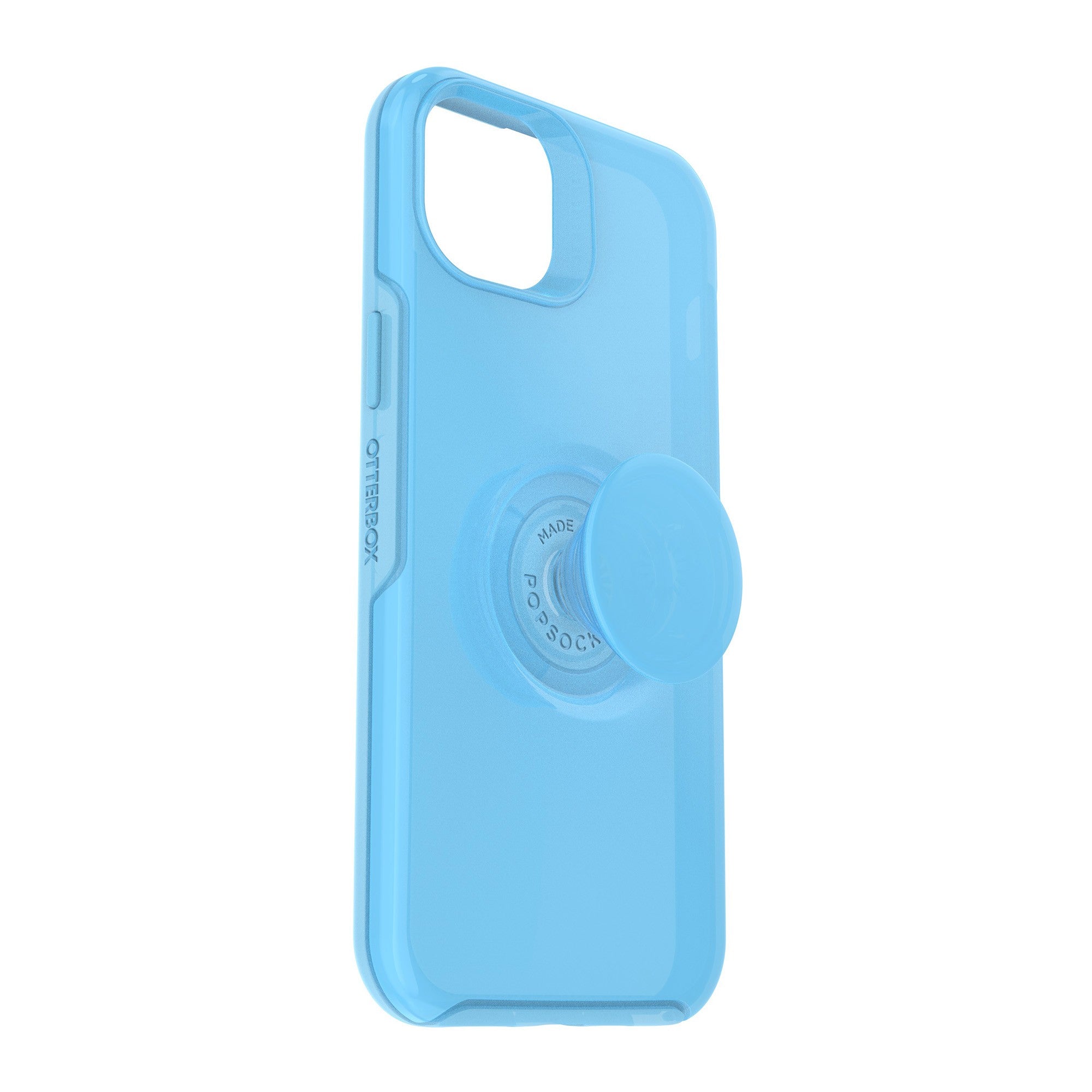 iPhone 14 Plus Otterbox + POP Symmetry Clear Series Case - Blue (You Cyan This) - 15-10230