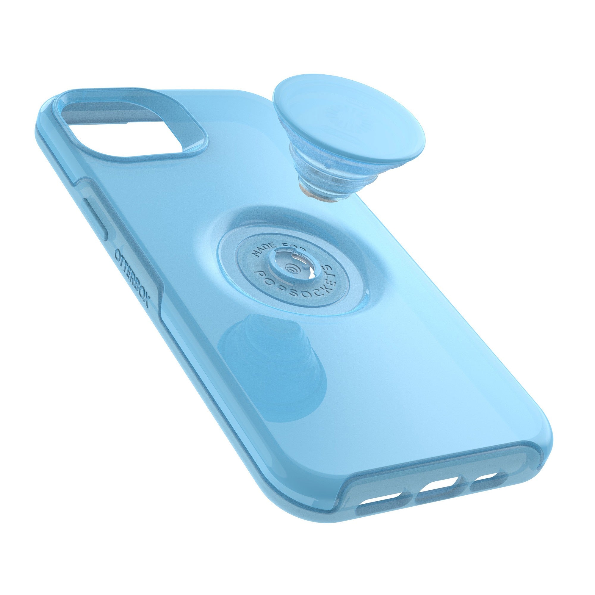 iPhone 14 Plus Otterbox + POP Symmetry Clear Series Case - Blue (You Cyan This) - 15-10230