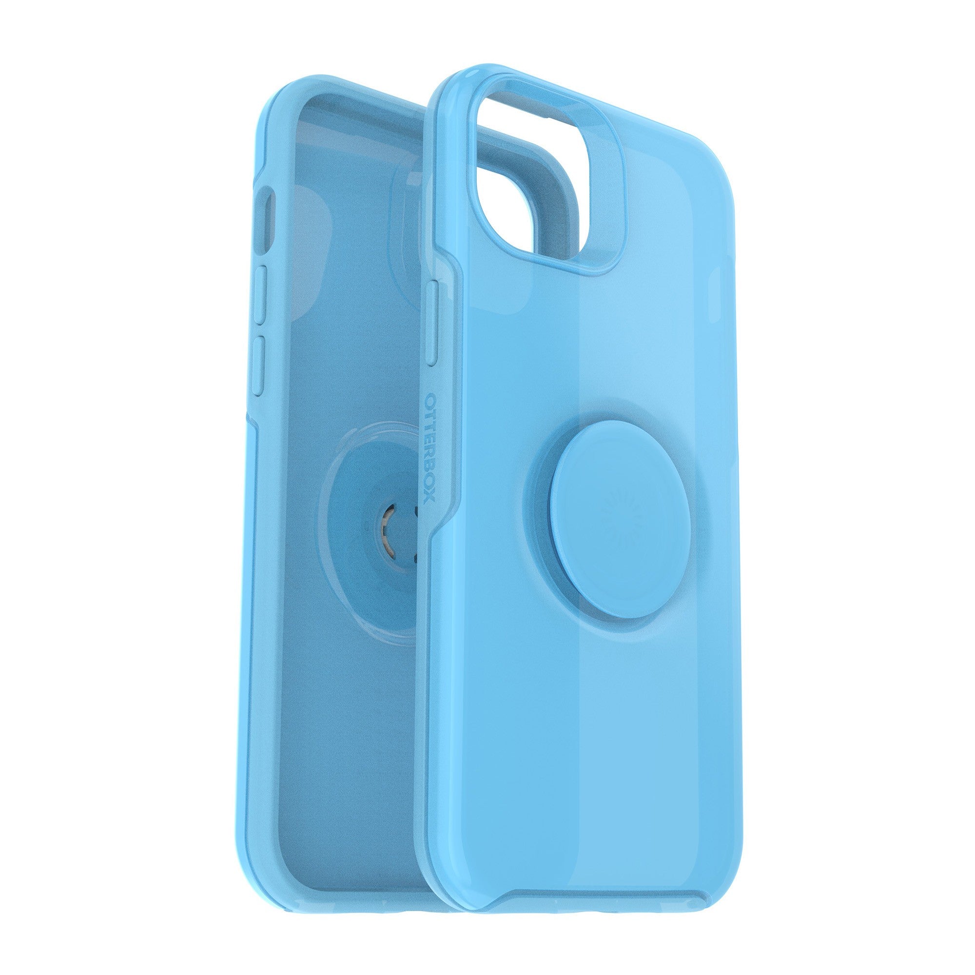 iPhone 14 Plus Otterbox + POP Symmetry Clear Series Case - Blue (You Cyan This) - 15-10230