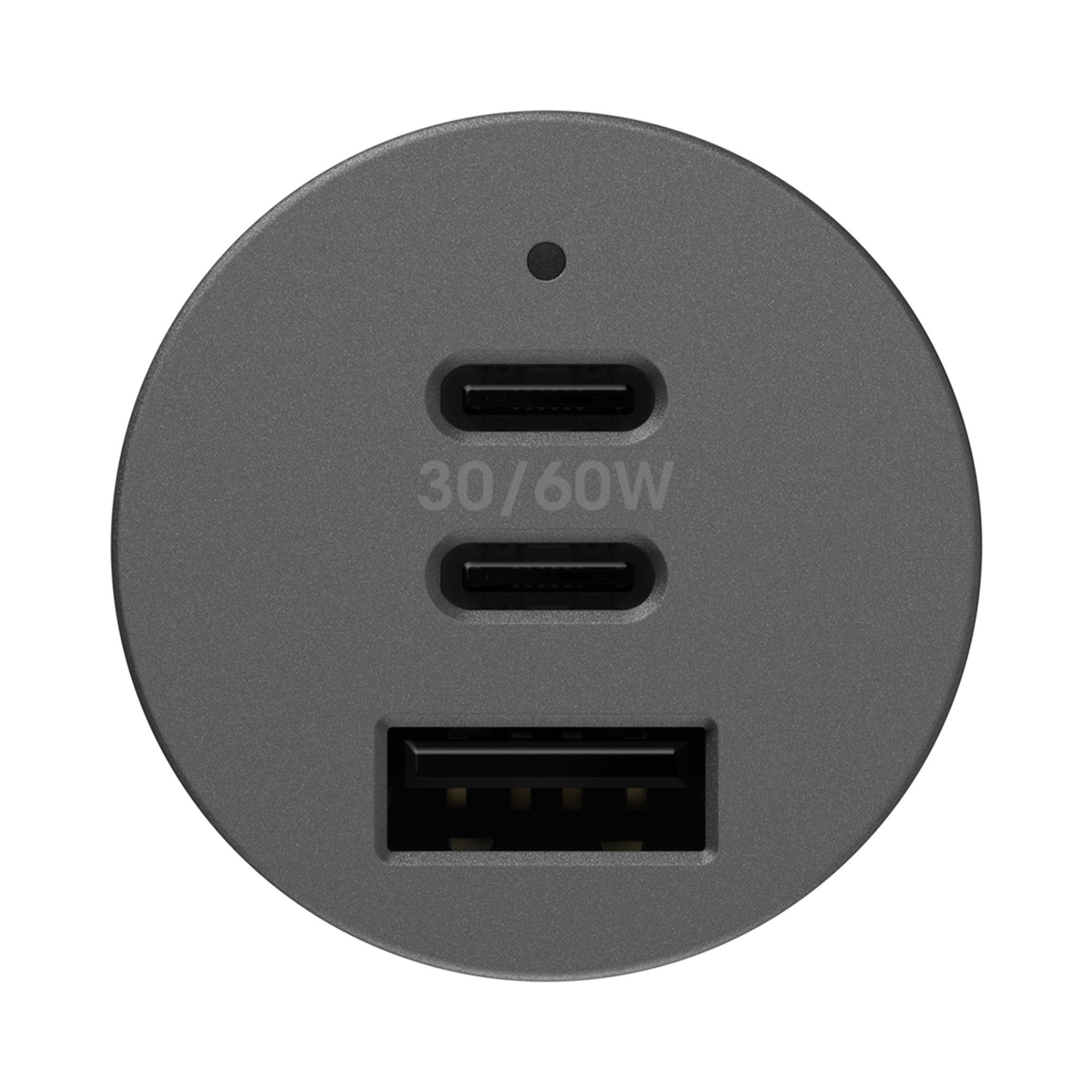 Otterbox 72W Dual Port 30W USB-C PD + Single Port 12W USB-A Premium Pro CLA Car Charger - Black - 15-10582