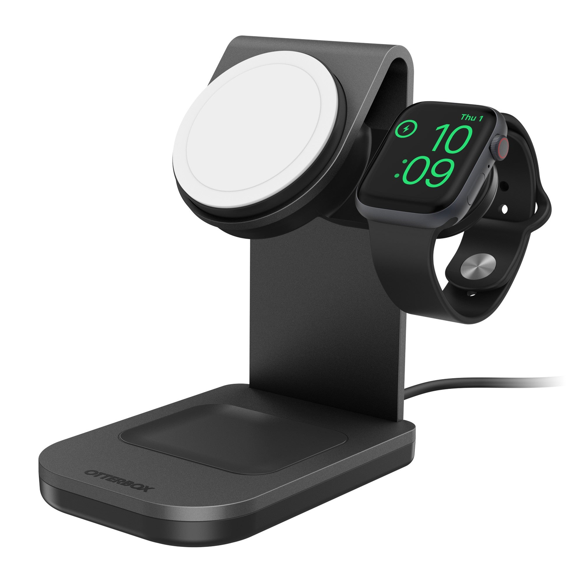 Otterbox 3-in-1 Charging Station Made for MagSafe w/ Apple Watch Charger + Airpods - Black - 15-10679