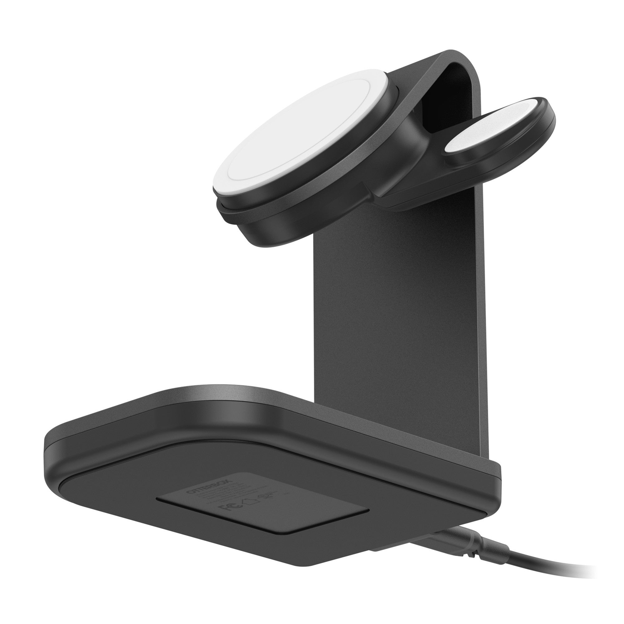 Otterbox 3-in-1 Charging Station Made for MagSafe w/ Apple Watch Charger + Airpods - Black - 15-10679