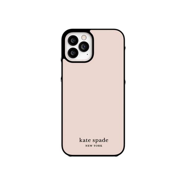 kate spade NY Wrap for iPhone 13 - Pale Vellum/Black Bumper