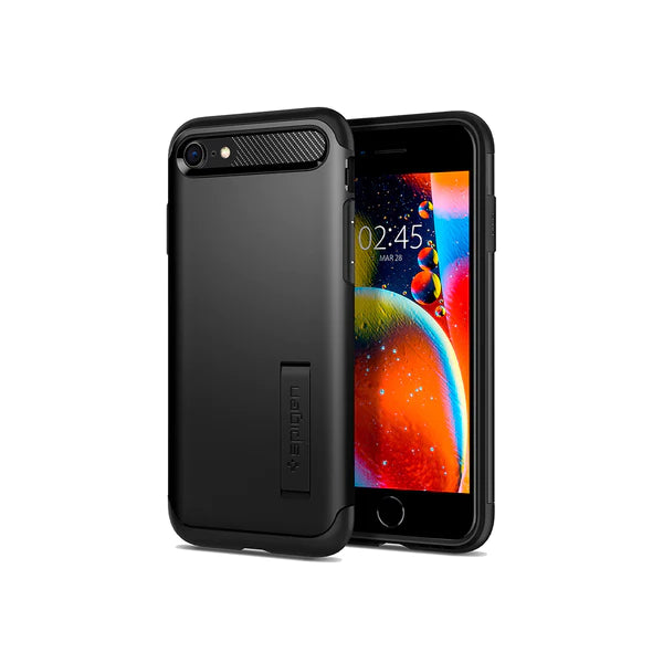 Spigen Slim Armor Case for iPhone SE/8/7 ( Black )