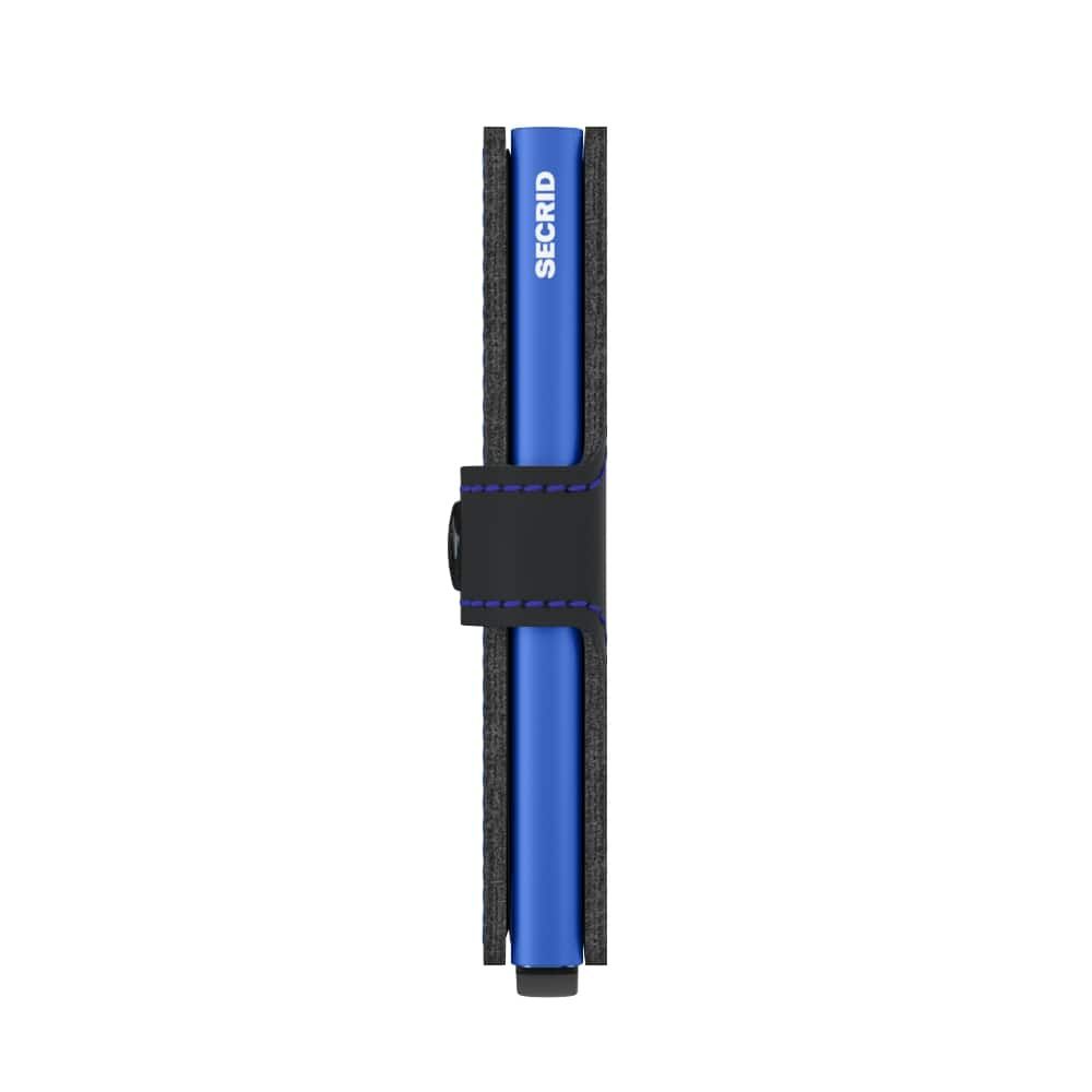 Secrid Miniwallet Matte Black & Blue